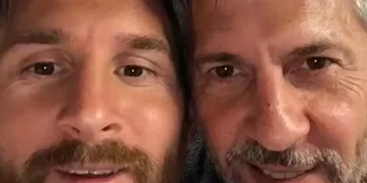 Lionel Messi e Jorge Messi - Fotos: Redes Sociais