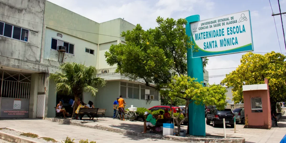 Maternidade Escola Santa Mônica, em Maceió — Foto: Jonathan Lins